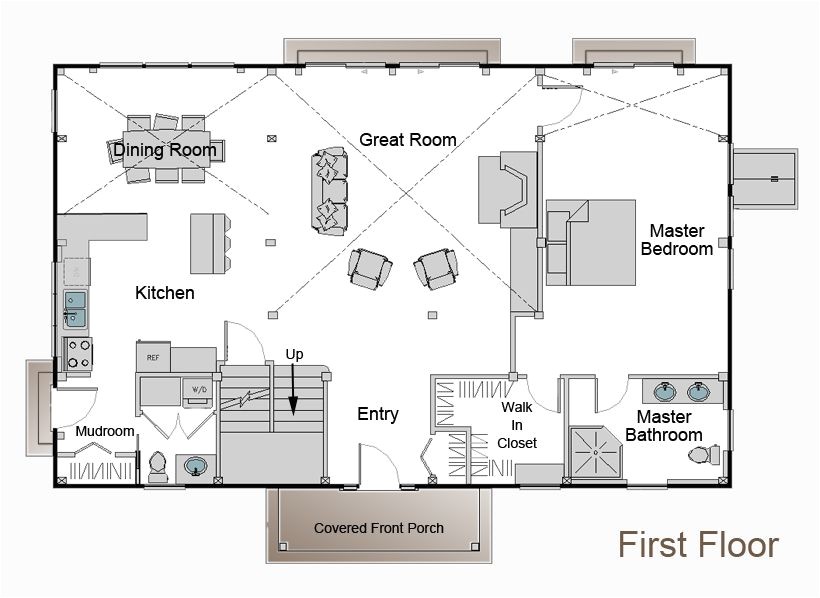 Barn Home Floor Plans This is the Floor Plan with Master Downstairs I Want to