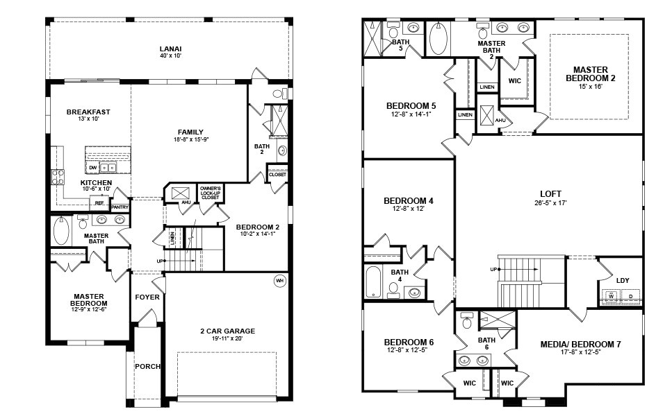 beazer home floor plans