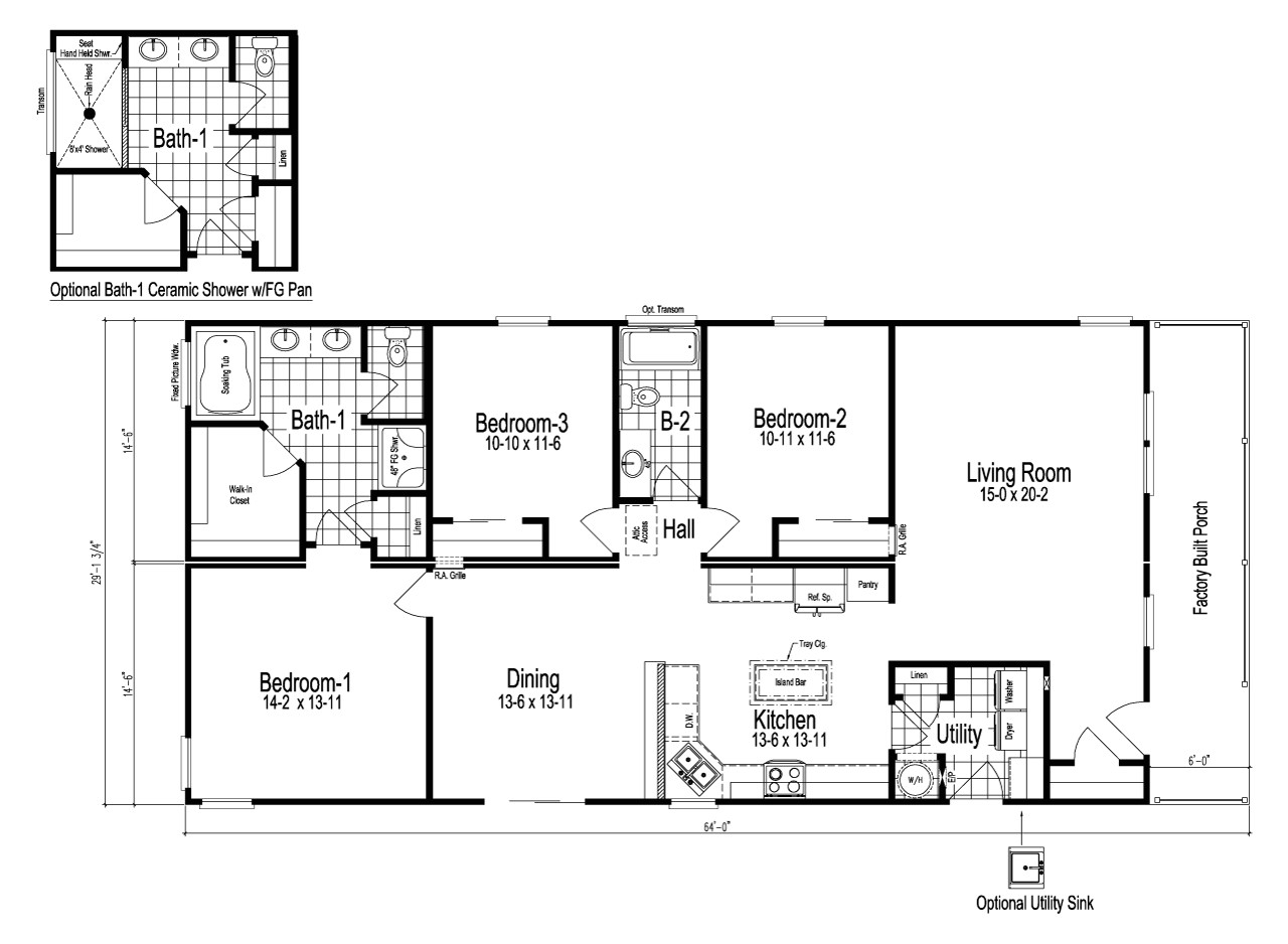 3 bedroom modular home floor plans homes for 2018 including beautiful wilmington manufactured images