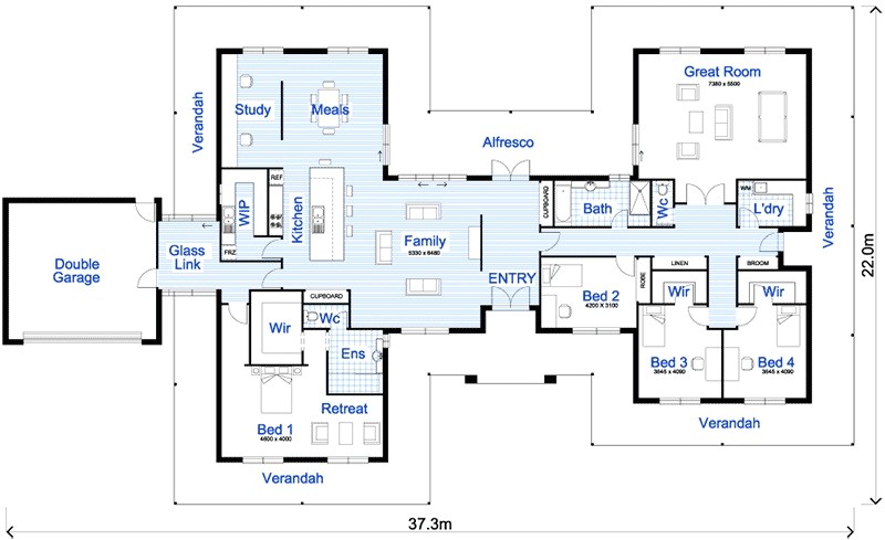 large family house floor plan cost of building a house 2