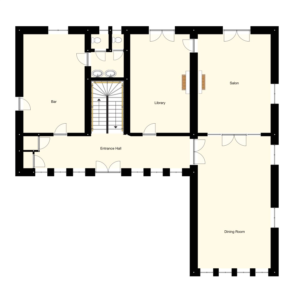 gallery floor plans french chateaux