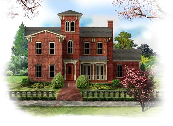 brick victorian house plans