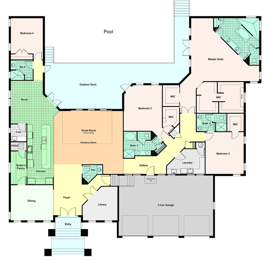 custom home portfolio floor plans