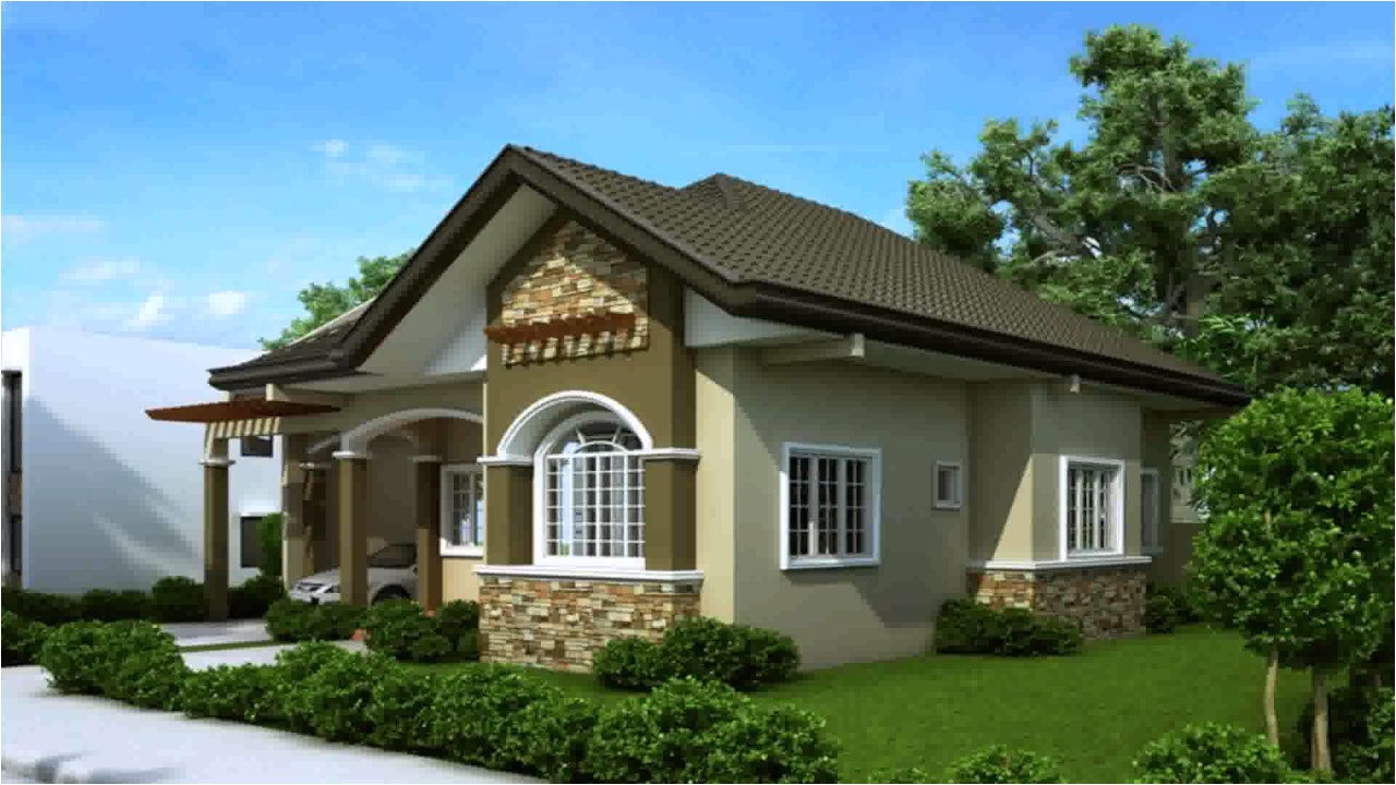 beautiful modern bungalow house designs and floor plans