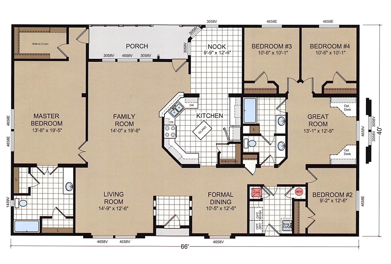 champion mobile home floor plans luxury 4 bedroom double wide mobile home floor plans trends including
