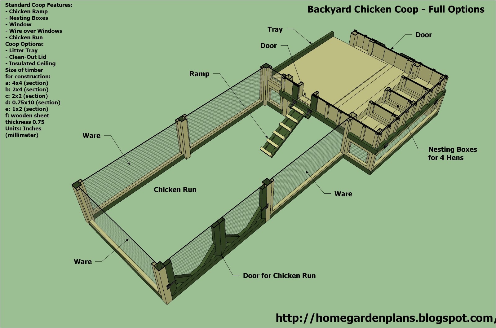 chicken house plans for 20 chickens
