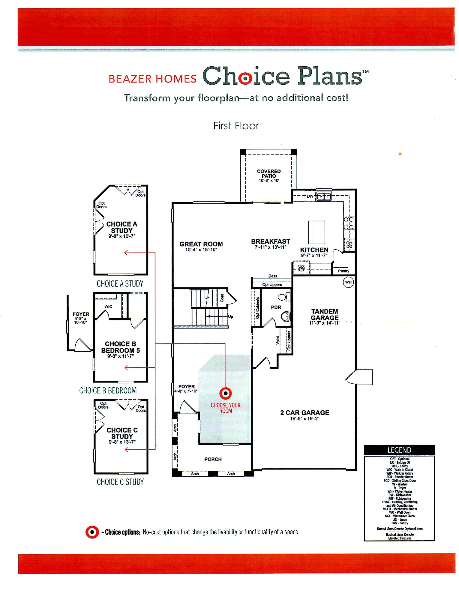 choice homes floor plans