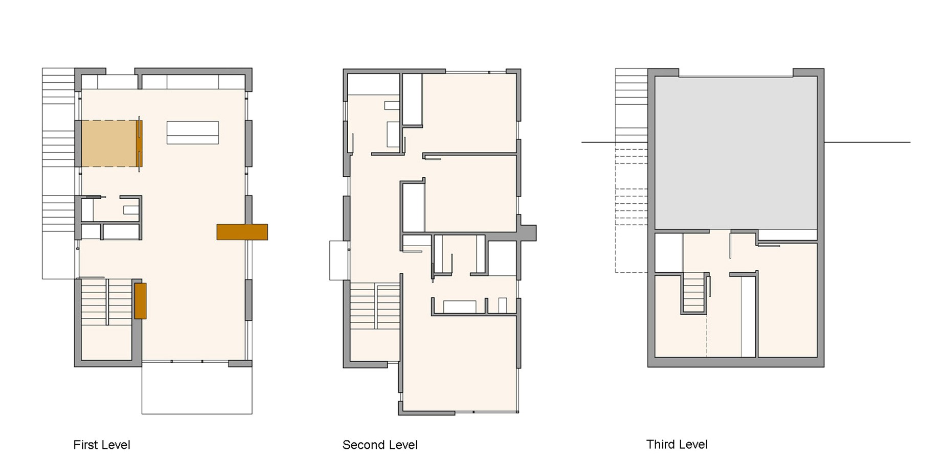 compact home madison wisconsin first second third level plans