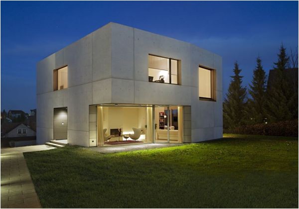 concrete home designs minimalist in germany