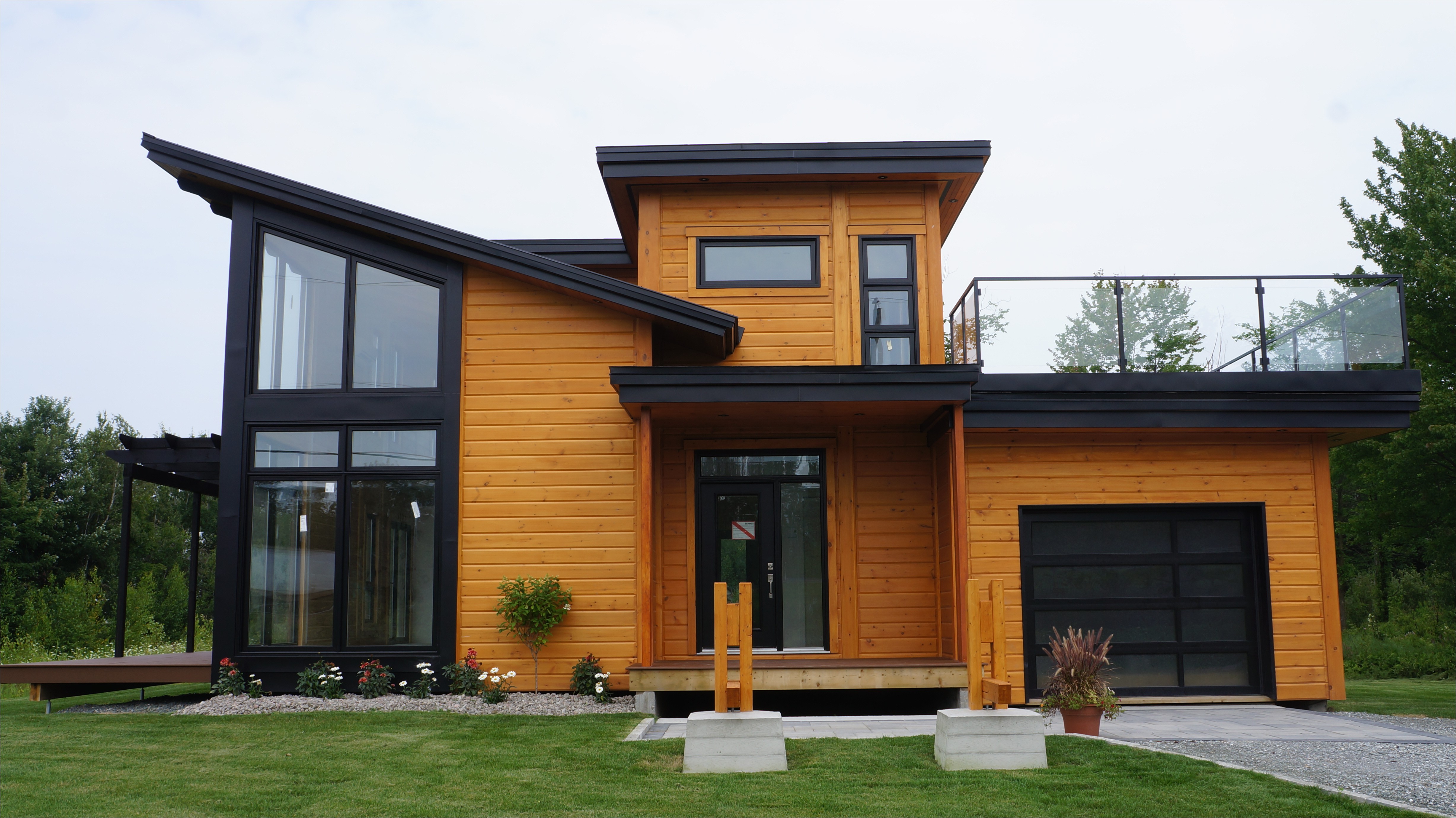 timber block builds newest contemporary home plans