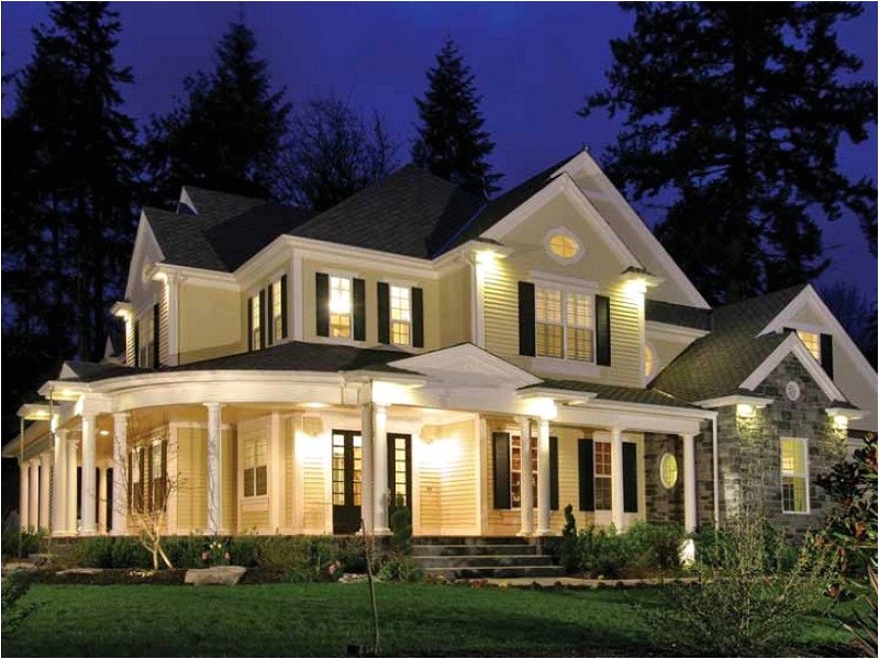modern country style homes lighting