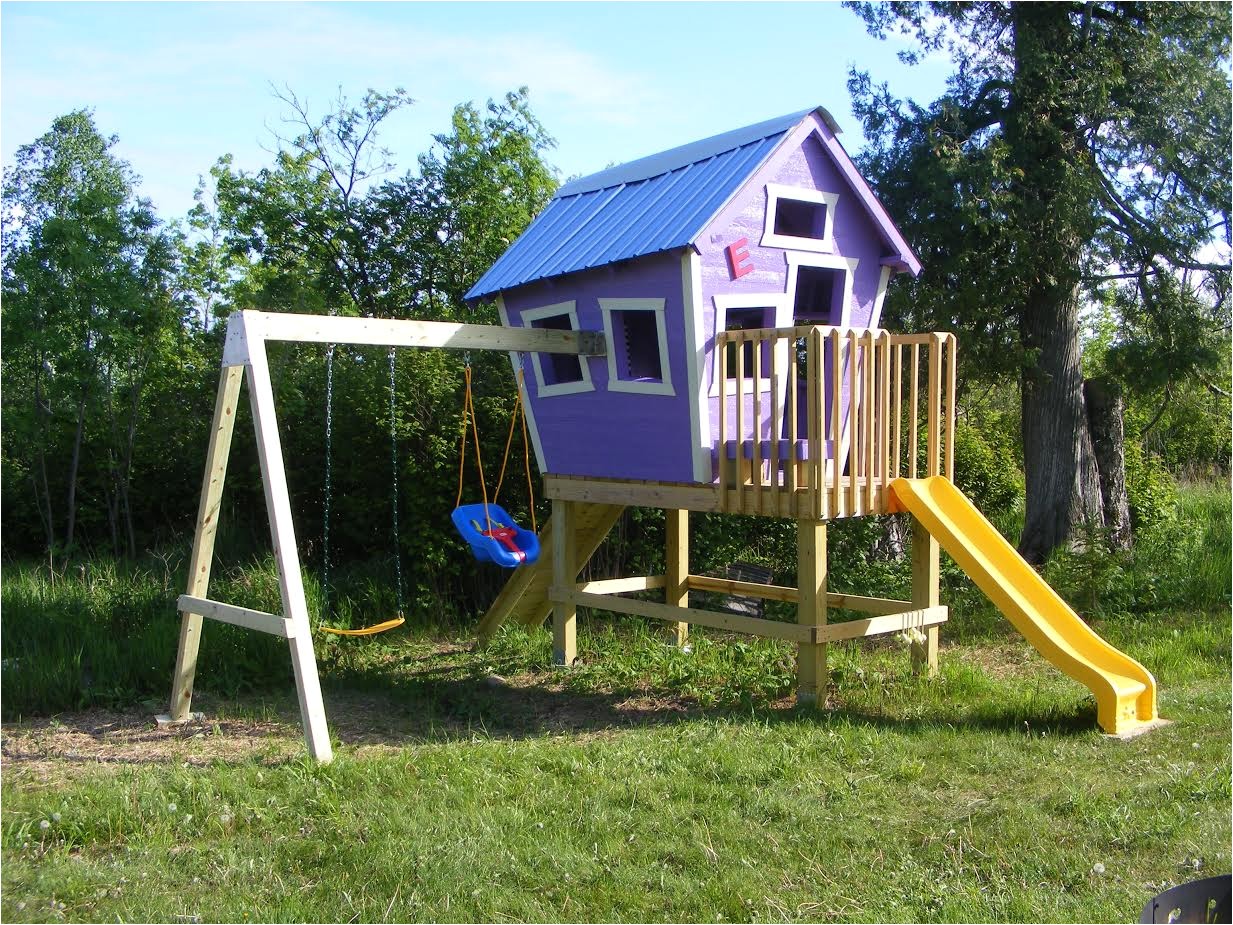 crooked playhouse plans