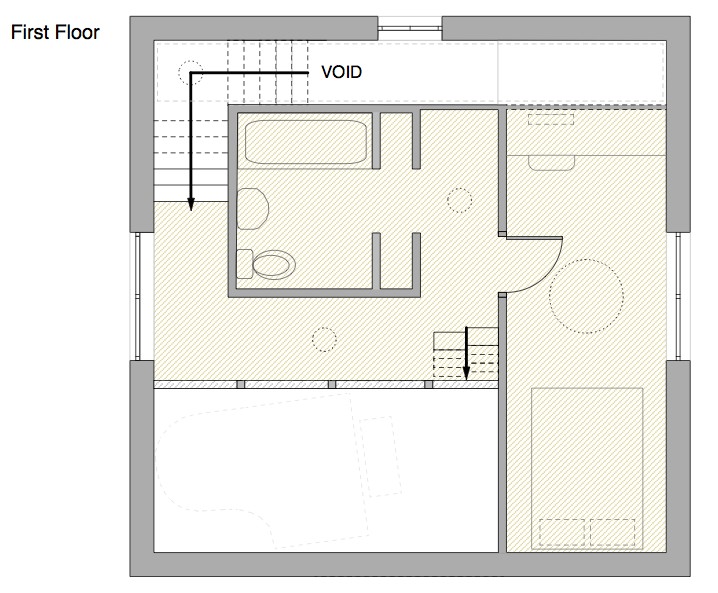 final cube house plans and sections