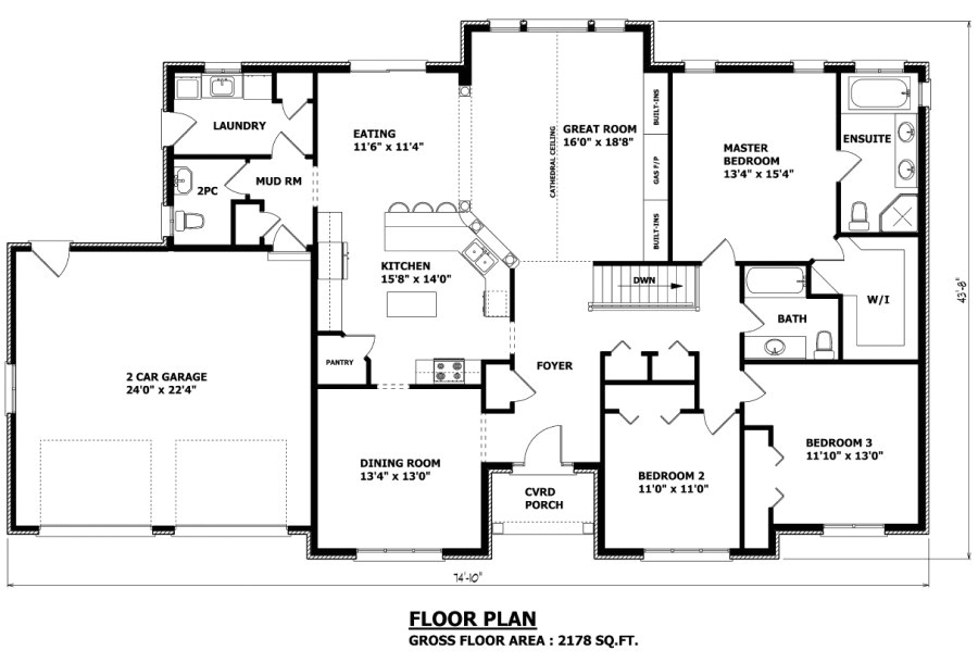 Custom Home Plan Plougonver