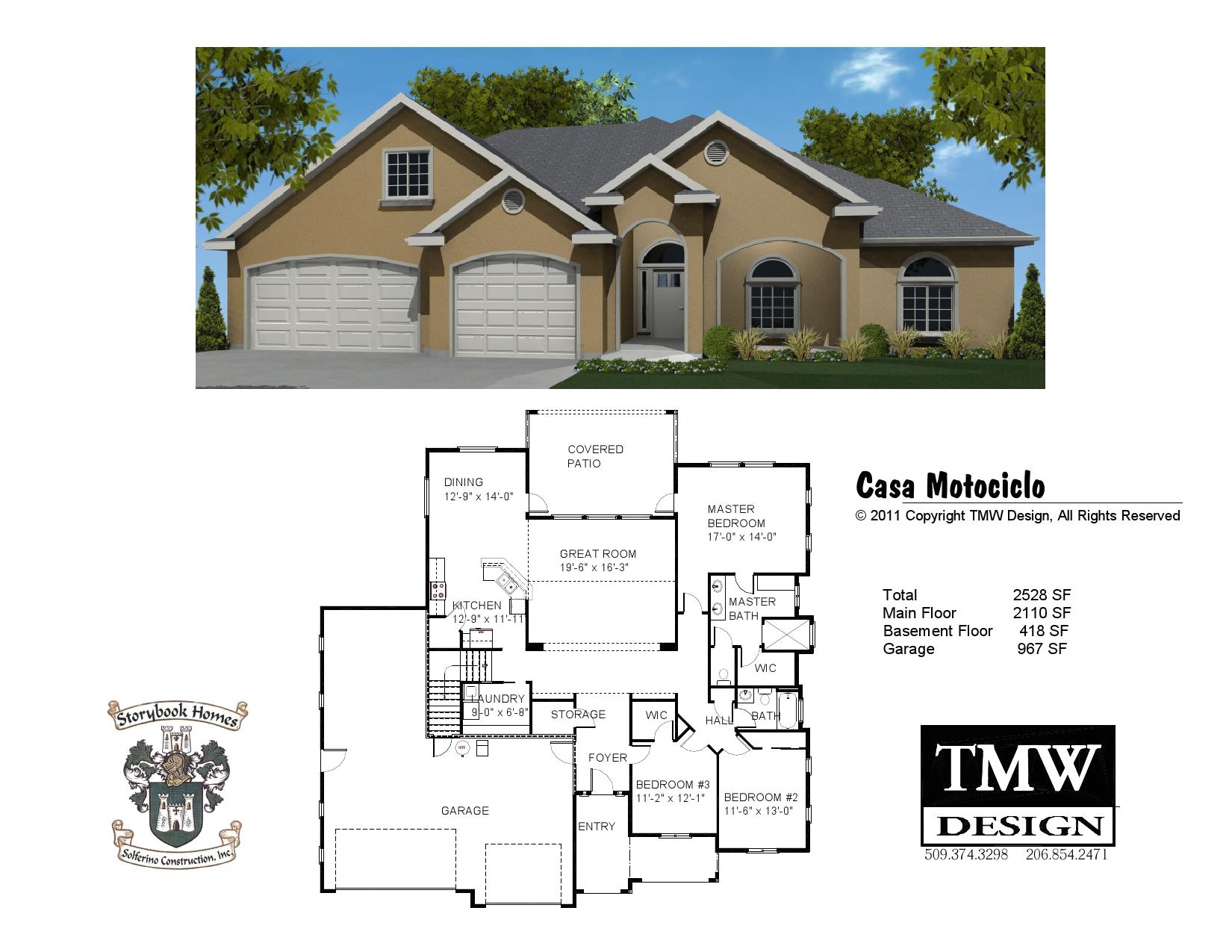 Daylight Rambler House Plans | plougonver.com