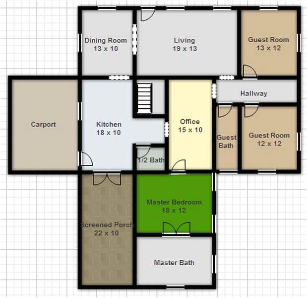 surprising home floor plans construction modern home designs using smart draw floor plan involved the size for every rooms inside house