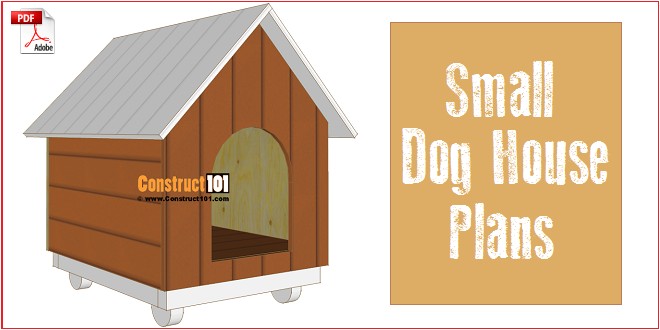 small dog house plans