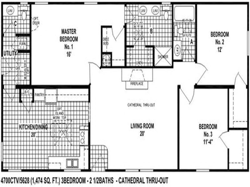 clayton double wide mobile homes floor plans