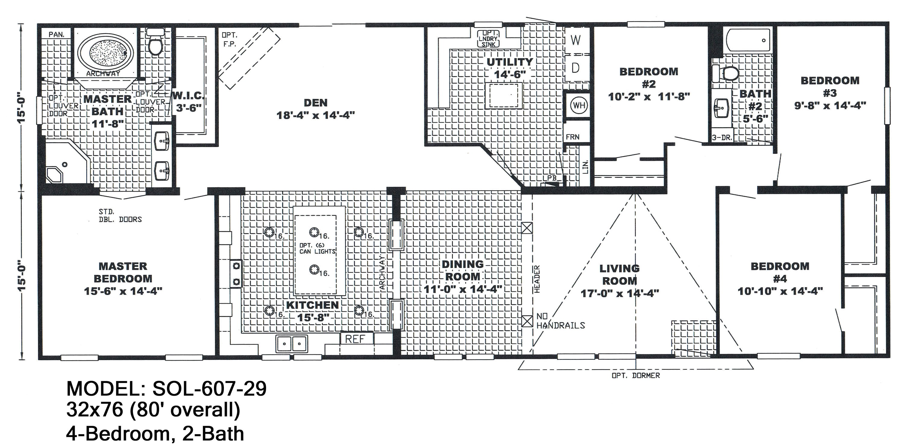 double wide floorplans