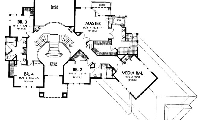 15 best dual staircase house plans