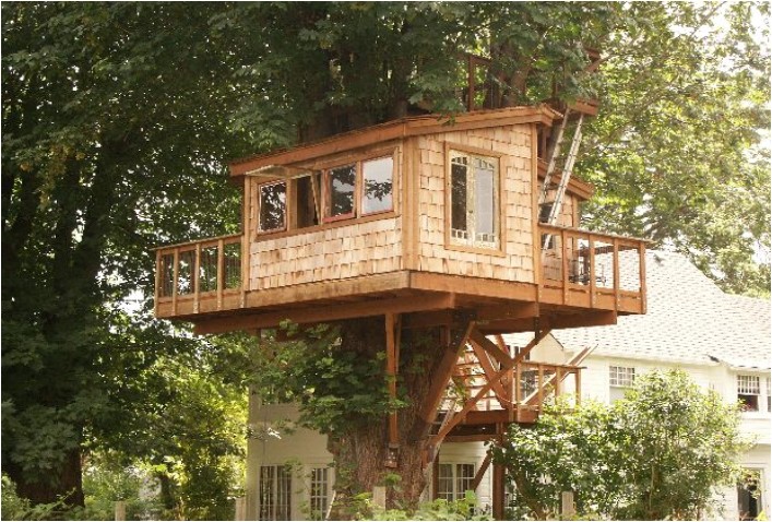 Easy to Build Tree House Plans How to Build A Simple Treehouse without A Tree Wooden Global