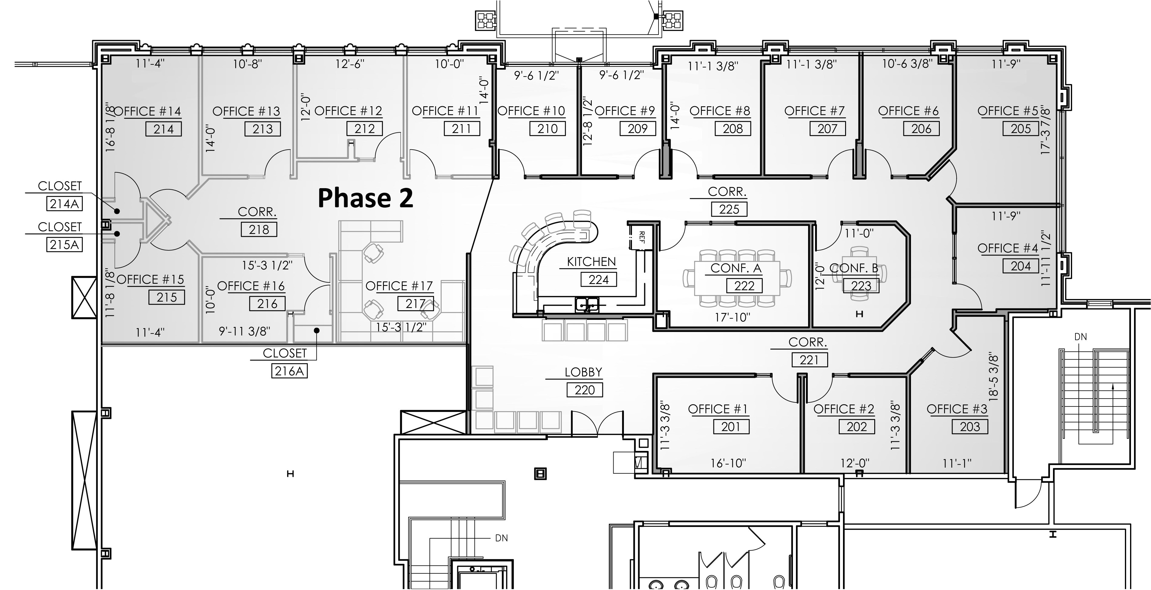 executive office suite floor plan plans