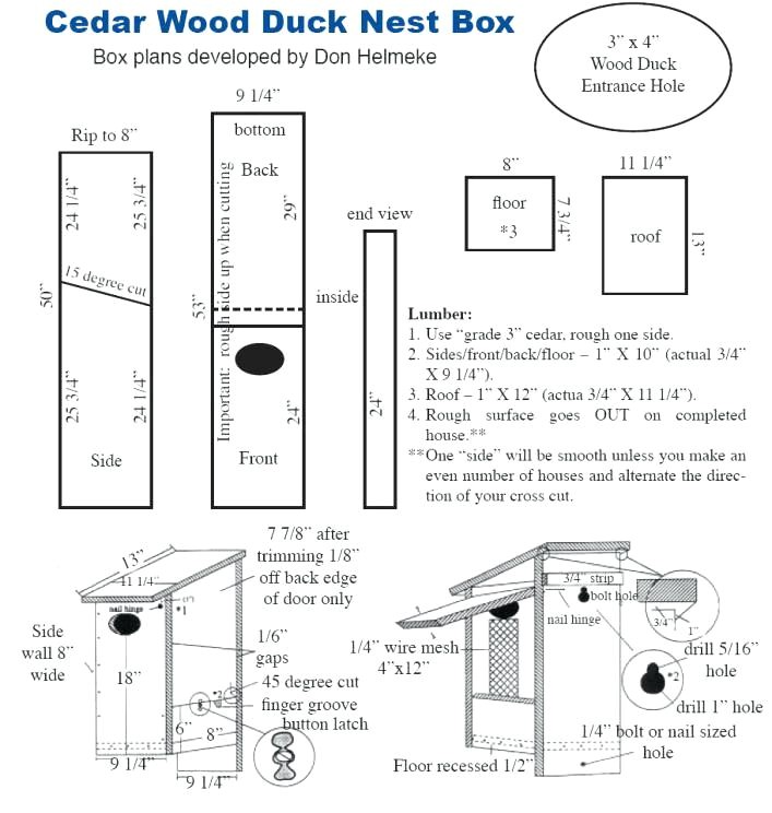 duck house plans wood duck house plans for sale