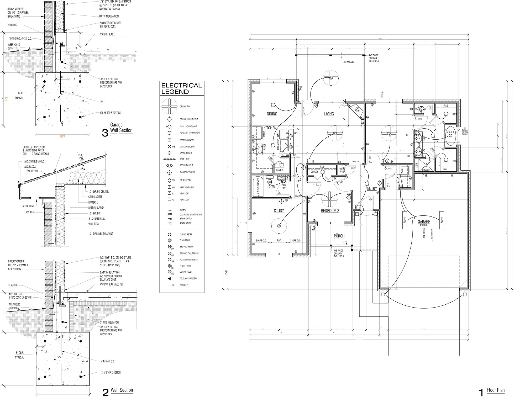 sample new home floor plans