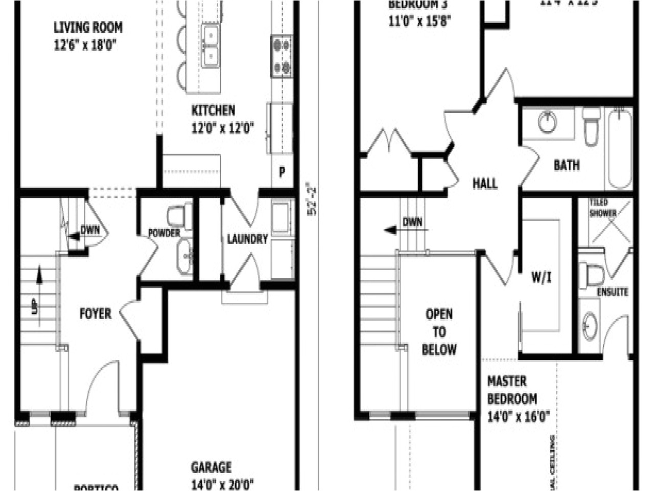 modern 2 story house floor plans shtml
