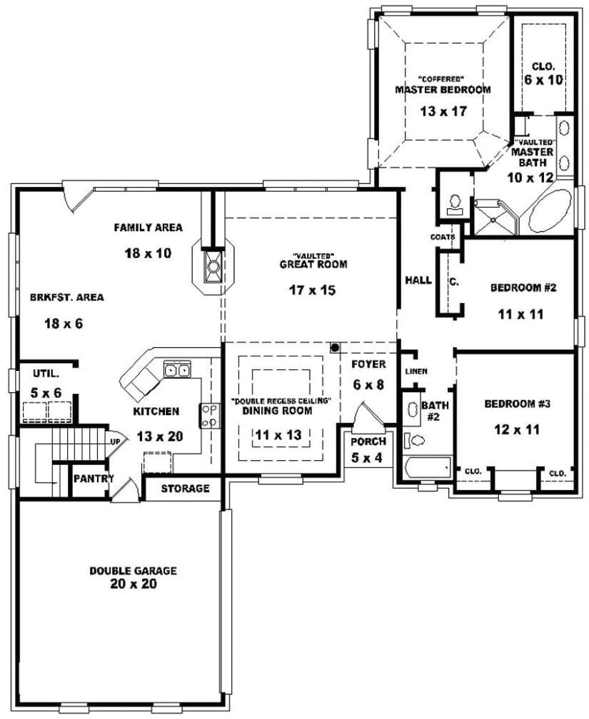 floor plans for a 4 bedroom 2 bath house beautiful 3 bedroom 2 bath house plans home planning ideas 2017