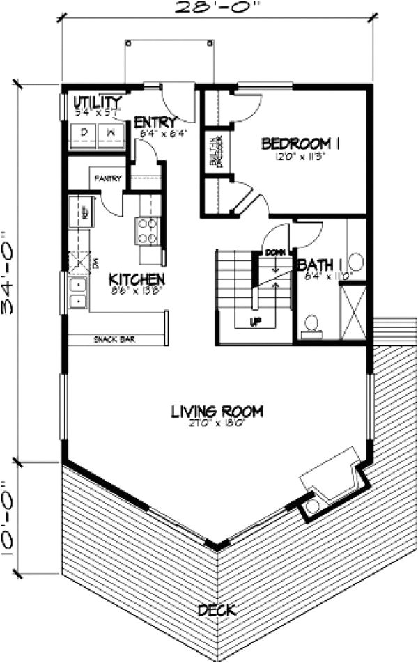 Floor Plans for A Frame Houses A Frame Cabin House Plan 57437