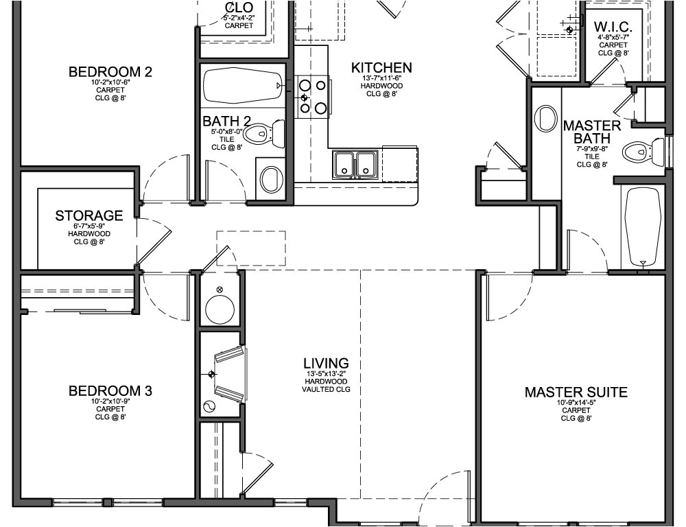 small house plans with open floor plans