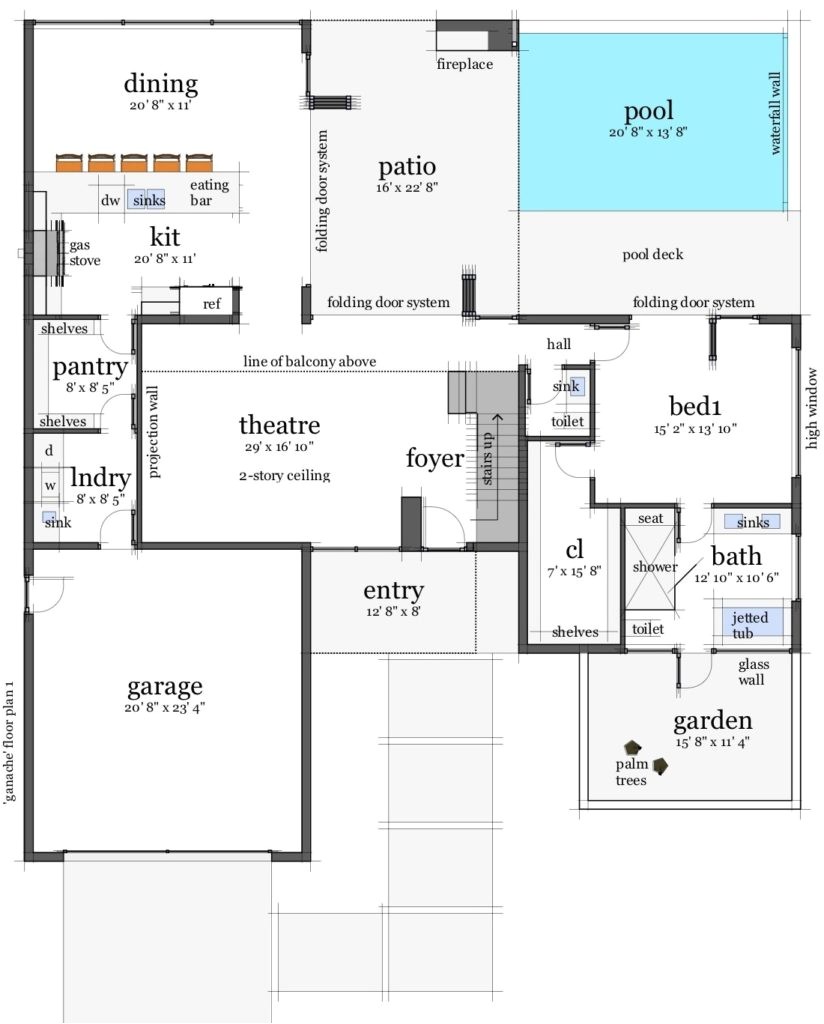 modern home floor plans