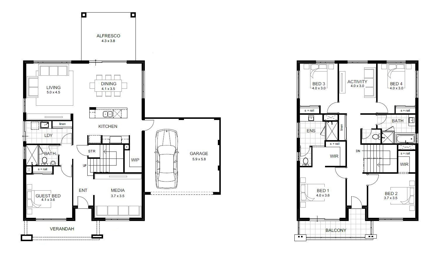 bedroom house plans home and interior also floor for 5