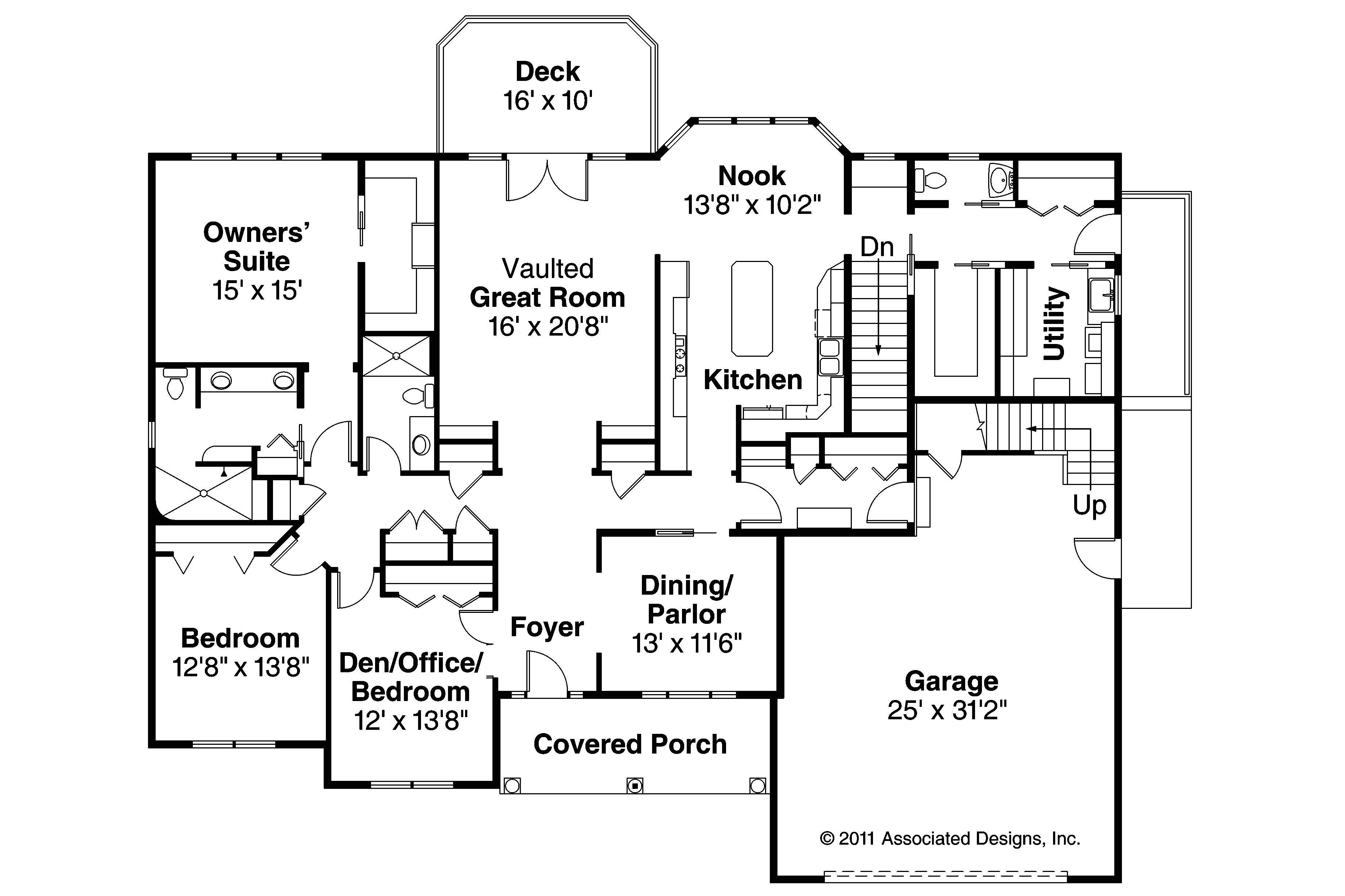 Four Bedroom House Plans With Basement Plougonver