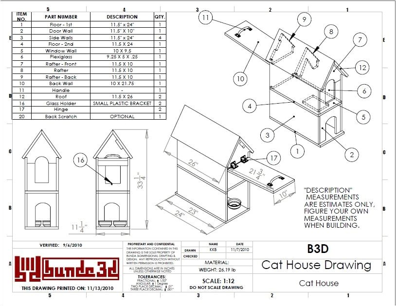 easy cat house plans pdf plans randkey