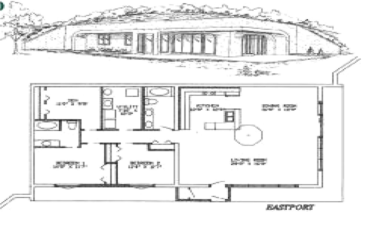 earth sheltered home plans