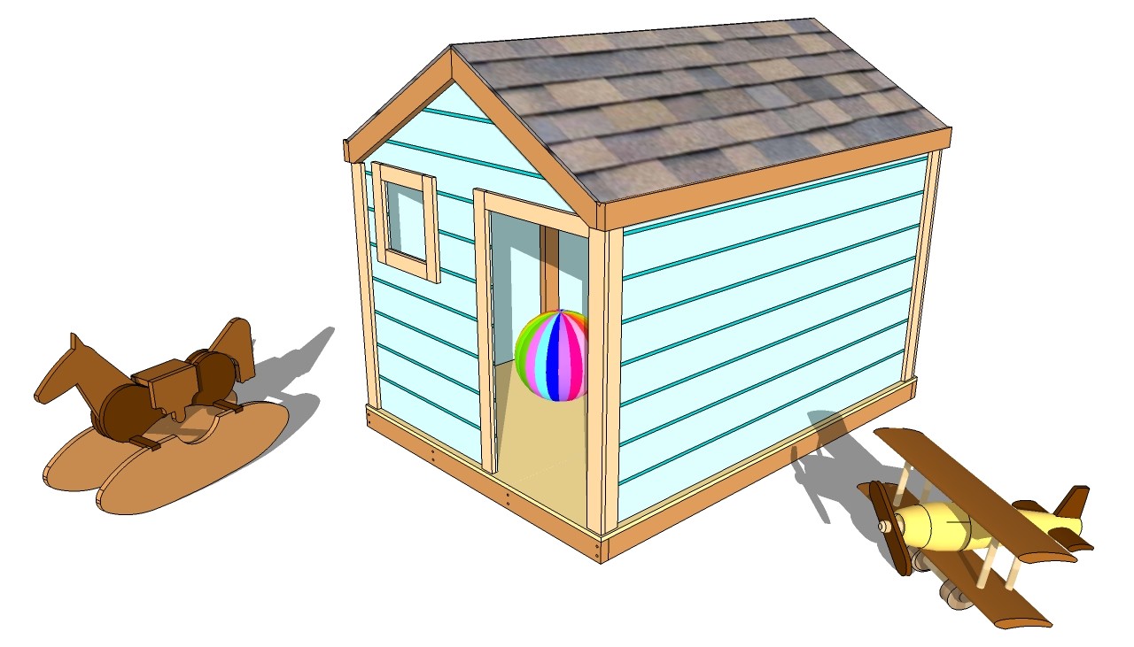 outdoor playhouse plans free