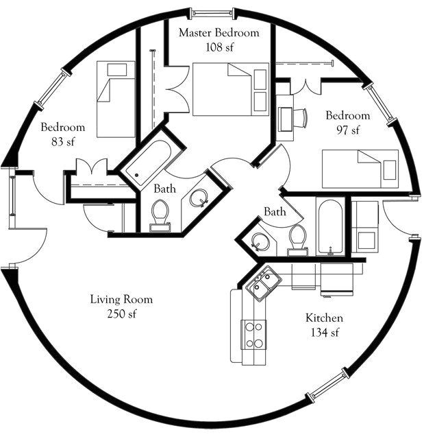 nice dome home plans 5 geodesic dome home floor plans