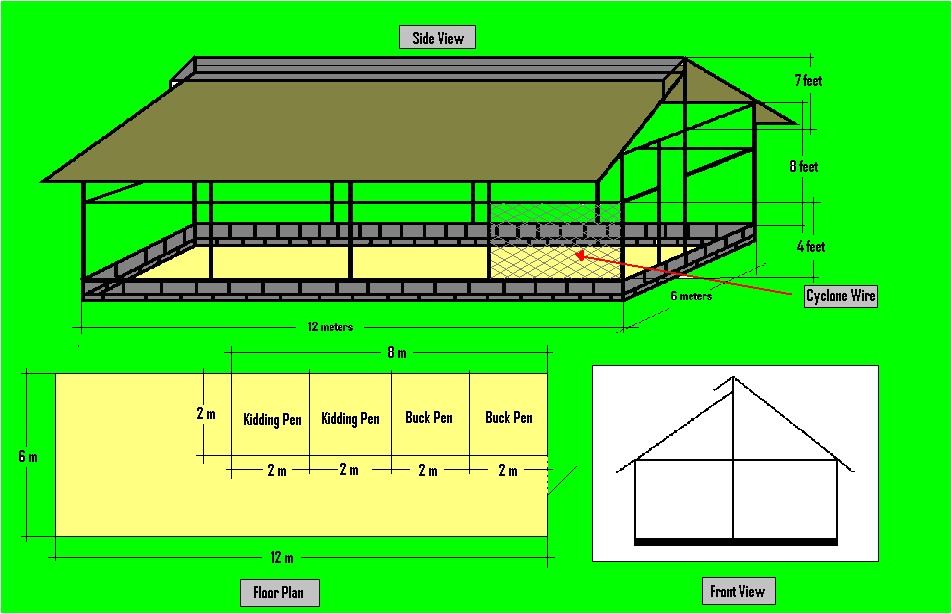 choice shed design for goat farming