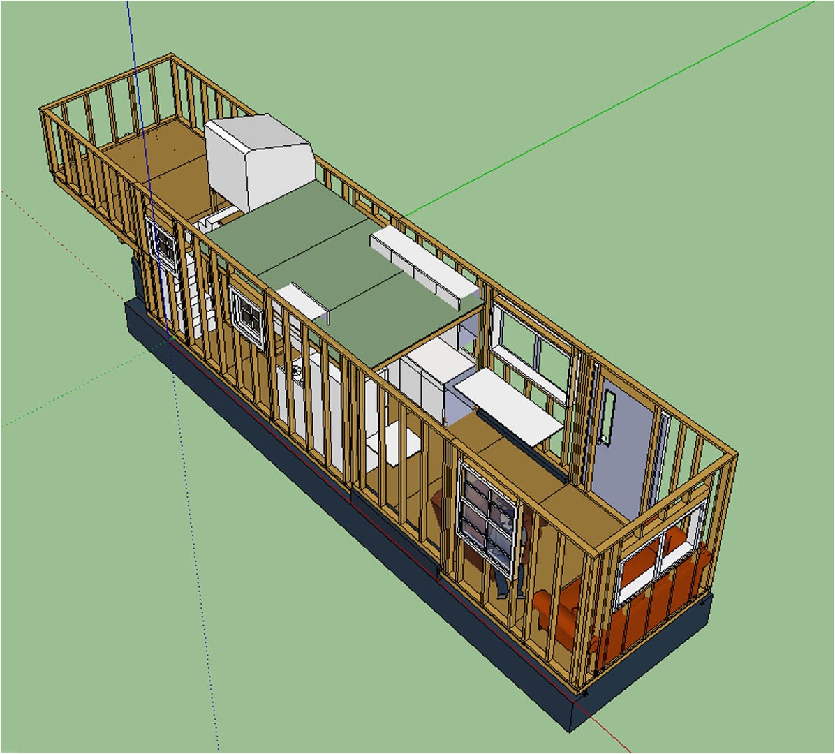 the updated layout tiny house