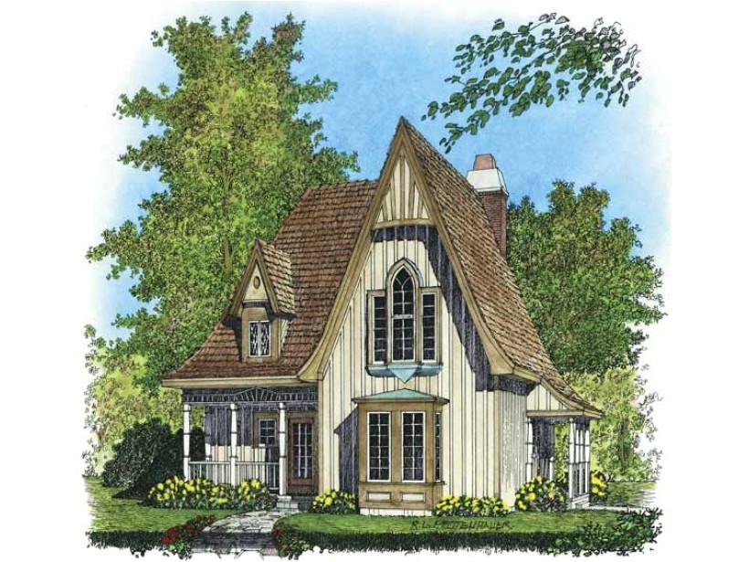 small victorian cottage house plans gothic revival