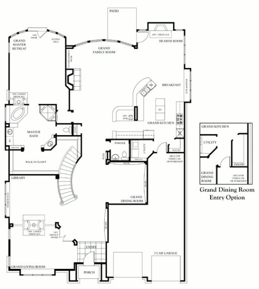 floorplan detail grand homes new home builder in dallas and ft intended for best of grand homes floor plans