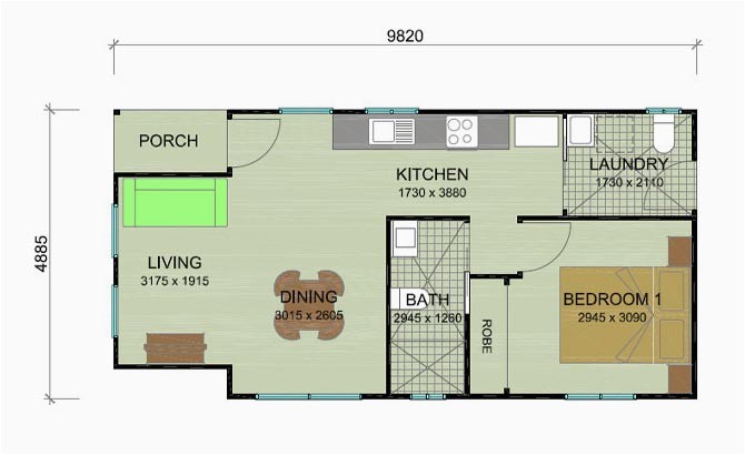 banksia granny flat floor plans bedroom