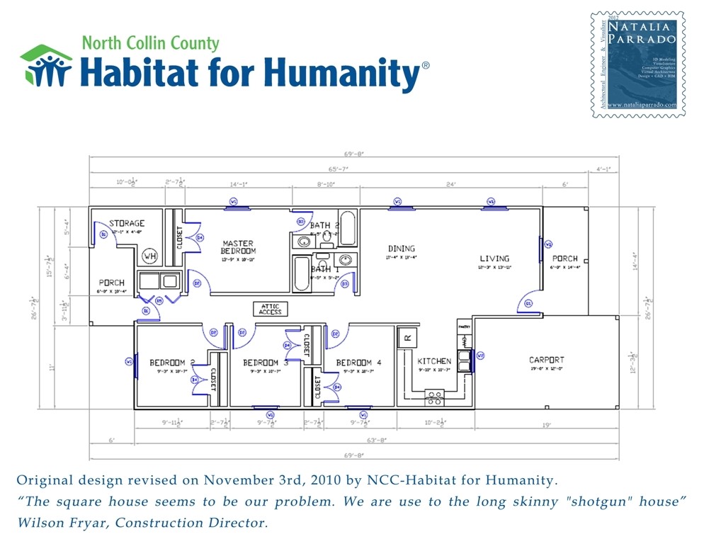 Habitat For Humanity House Floor Plans