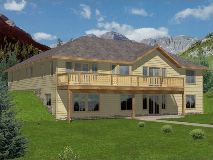 unique hillside home plans 7 lake house plans with walkout basement