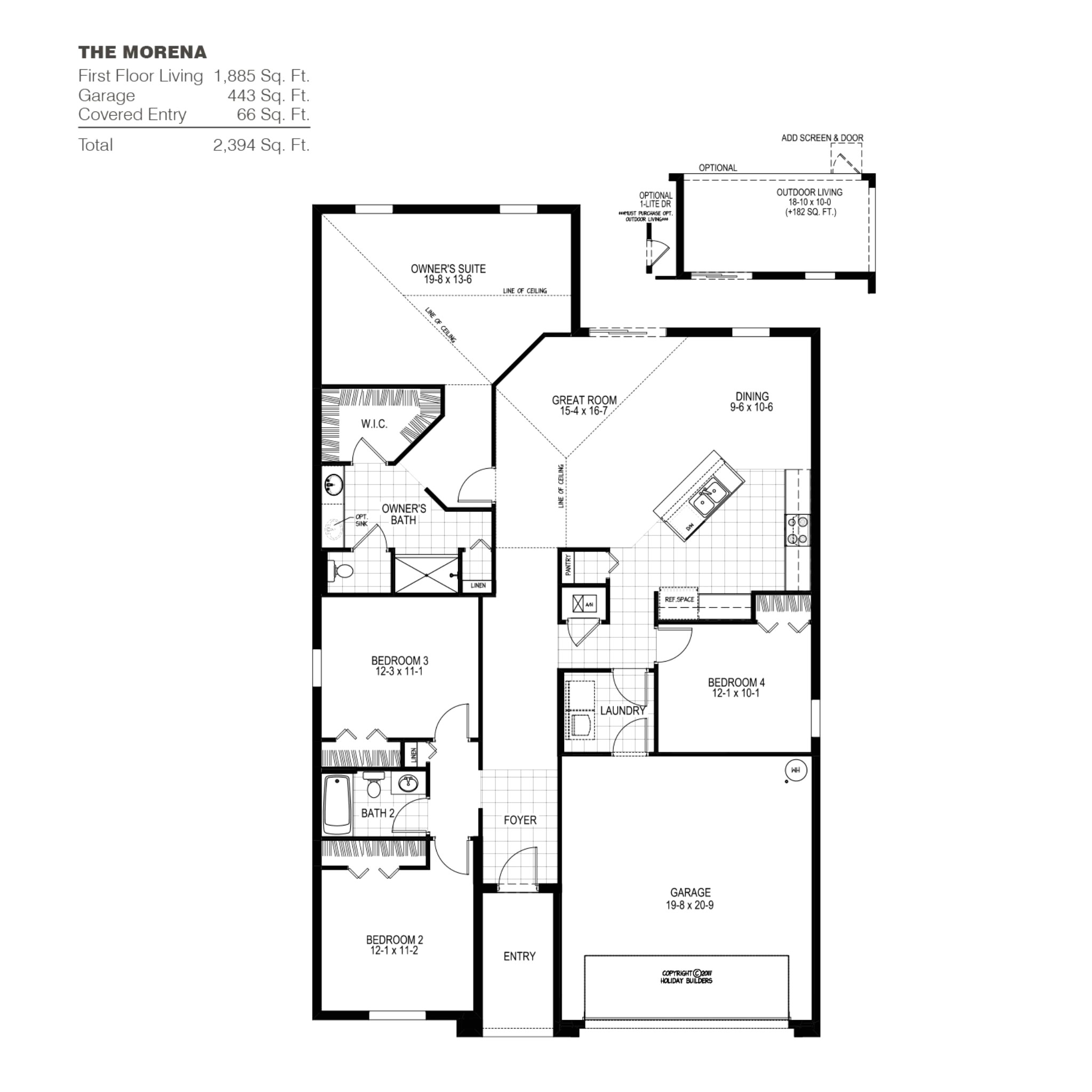 holiday builders floor plans beautiful palm bay