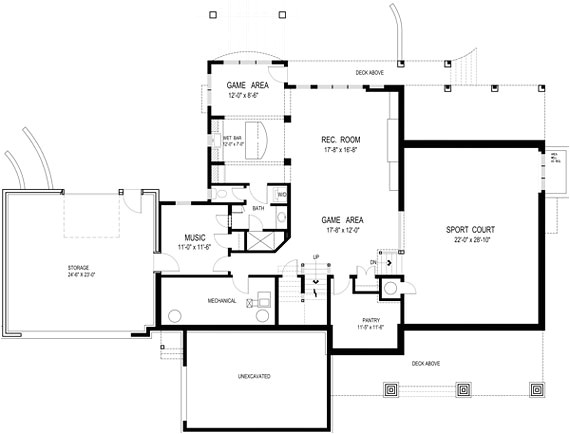 extend homes living space with basement floor plan