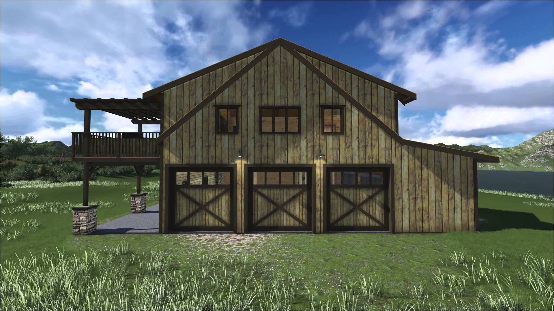 rustic barn style house plans