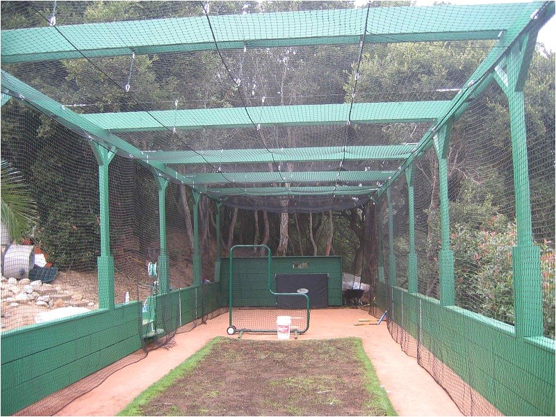 back yard batting cage design